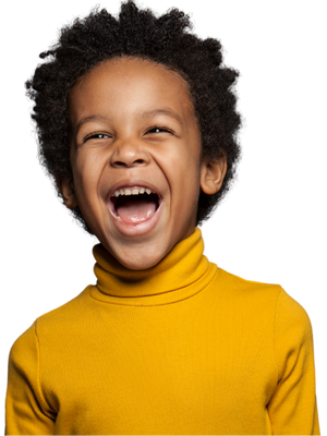 Smiling child, representing the benefits of starting a junior savings account early.